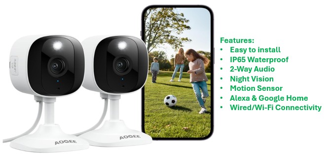 Baby monitor, Baby camera, Nanny Camera, Pet Camera, indoor camera
