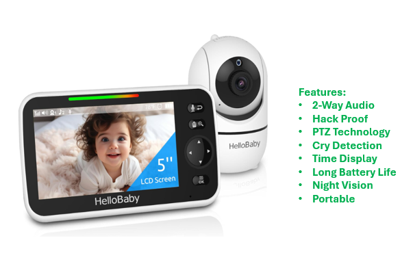 Baby monitor, Nanny Camera, Pet Camera, indoor camera
