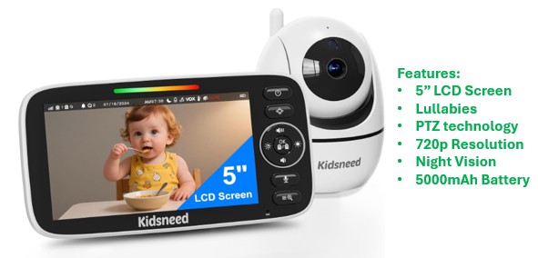 Baby monitor, Baby camera, Nanny Camera, Pet Camera, indoor camera