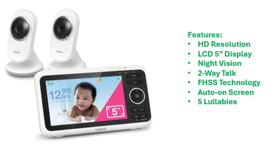 Baby monitor, Baby camera, Nanny Camera, Pet Camera, indoor camera